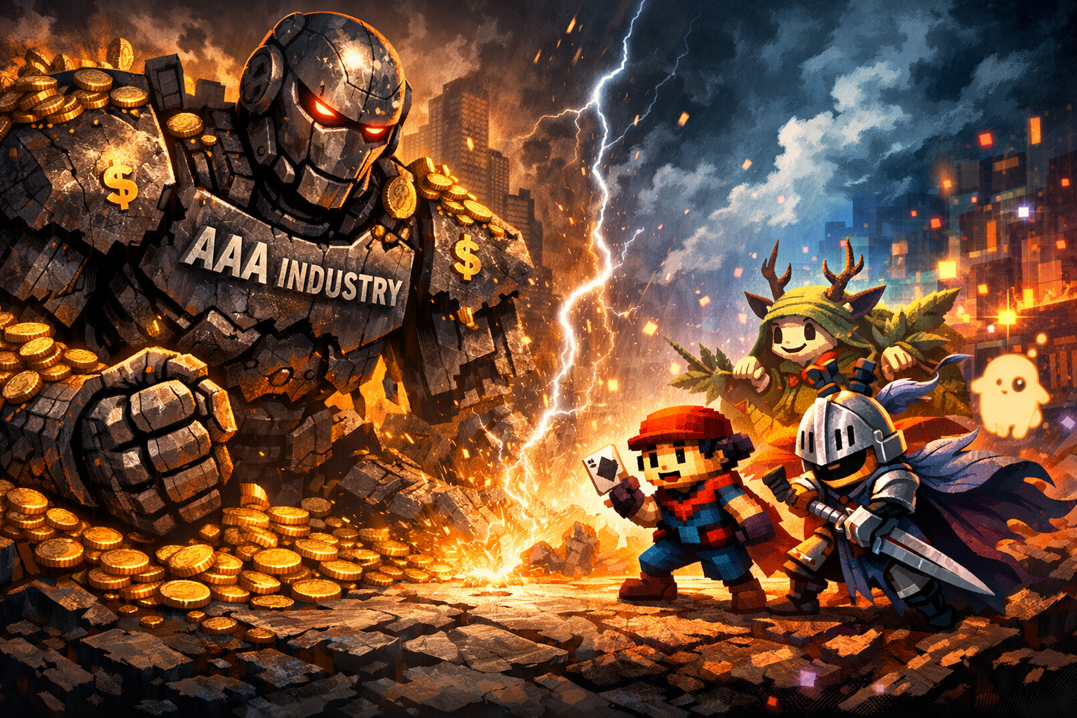 Os indies não “humilharam” os gigantes por acaso. Eles venceram porque priorizaram diversão