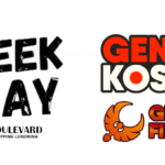 Banner promocional do evento Geek Day 2026 no Boulevard Shopping Londrina, destacando atrações de games, cosplay e animes com entrada gratuita.