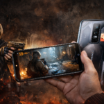 Screenshot do jogo Resident Evil Requiem rodando na tela de um smartphone RedMagic 11 Pro com interface de emulação e contador de FPS.