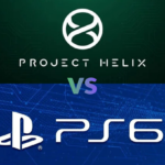"Comparação entre o conceito do console Xbox Project Helix e o futuro PlayStation 6".