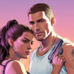 Zoom na arma Nipper 38 de Lucia em GTA 6 mostrando inscrição Made in Brazil